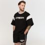 Tričko Premium Heavyweight Varsity Black - GymBeam XXL