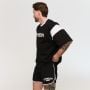Tričko Premium Heavyweight Varsity Black - GymBeam XXL