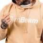 Mikina PRO Hoodie Sand - GymBeam L - cream