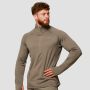 Bežecká mikina 1/2 Zip Pulse Vetiver - GymBeam XXL