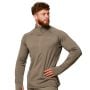 Bežecká mikina 1/2 Zip Pulse Vetiver - GymBeam XXL