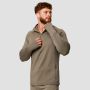 Bežecká mikina 1/2 Zip Pulse Vetiver - GymBeam XXL