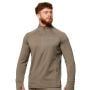 Bežecká mikina 1/2 Zip Pulse Vetiver - GymBeam XXL