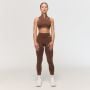 Dámske bezšvové legíny Fierce Brown - GymBeam S