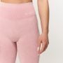 Dámske bezšvové nohavice Fierce Baby Pink - GymBeam XXL