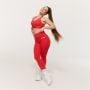 Dámske legíny Limitless s vysokým pásom Hot Red - GymBeam S