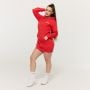 Dámska Longline mikina Limitless Hot Red - GymBeam XXL