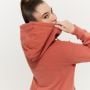 Dámska longline mikina Limitless Cinnamon - GymBeam L