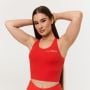 Dámsky športový top BEAT Tangerine - GymBeam S