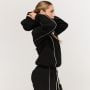 Dámska mikina Varsity Black - GymBeam XXL
