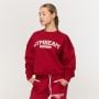 Dámska mikina Varsity Red - GymBeam XXL