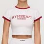 Dámske tričko Varsity White - GymBeam XL