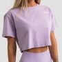 Dámske tričko Cropped Limitless Lavender - GymBeam S
