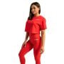 Dámske tričko Cropped Limitless Hot Red - GymBeam XS