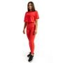 Dámske tričko Cropped Limitless Hot Red - GymBeam XS