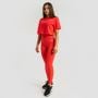 Dámske tričko Cropped Limitless Hot Red - GymBeam XS