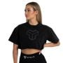 Dámske tričko CropTop Washed Black - STRIX S