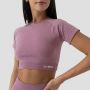 Dámske tričko FLO Crop-Top Violet - GymBeam XL