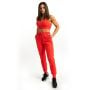 Dámske tepláky Limitless Hot Red - GymBeam XL