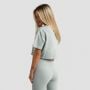 Dámske tričko Cropped Limitless Eucalypt - GymBeam S