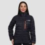 Dámska bunda Puffer Black/Orange - GymBeam M
