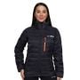 Dámska bunda Puffer Black/Orange - GymBeam M