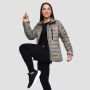 Dámska bunda Puffer Vetiver/Black - GymBeam XL