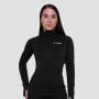 Dámska bežecká mikina 1/2 Zip Pulse Black - GymBeam M