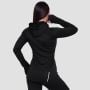 Dámska bežecká mikina 1/2 Zip Pulse Black - GymBeam M