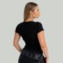 Dámske tričko Ribbed Black - STRIX M