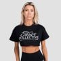 Dámske cropped tričko Thrive Black - GymBeam M