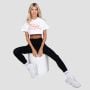 Dámske cropped tričko Thrive White - GymBeam M