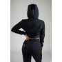 Dámska mikina Essential Cropped Hoodie Black - STRIX M