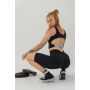 Dámske tielko Crop Top Gym Therapy Black - NEBBIA L