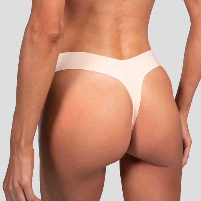 Bezšvové nohavičky Comfy 3Pack Beige - GymBeam S