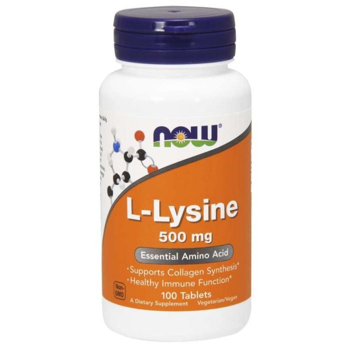 L-Lyzín 500 mg Tab. - NOW Foods