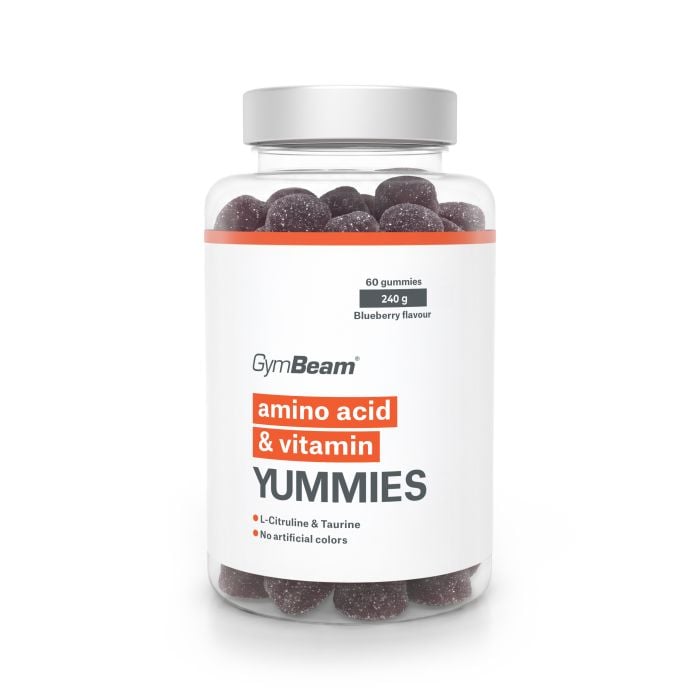 GymBeam Amino Acid & Vitamin Yummies čučoriedka