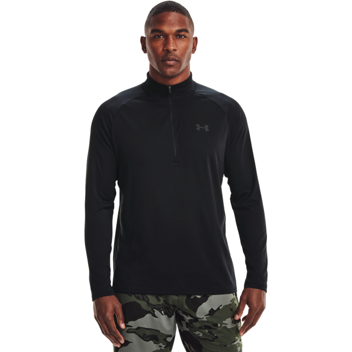 Under Armour Pánske Tričko Tech 2.0 1/2 Zip Black  SS
