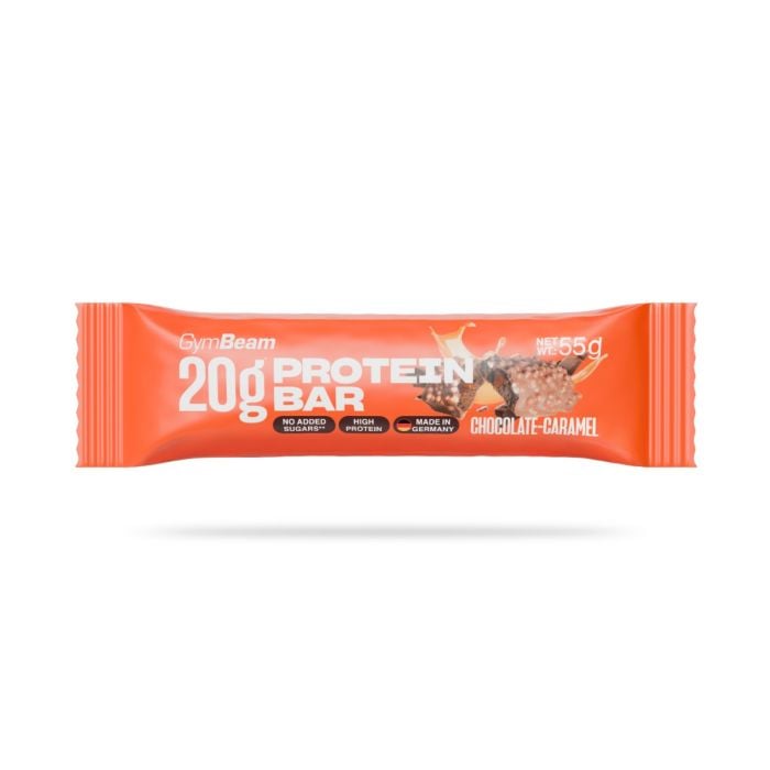 20 g Protein bar - GymBeam 55 g - čokoláda karamel