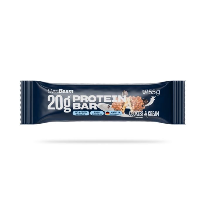 20 g Protein bar - GymBeam 55 g - čokoláda karamel