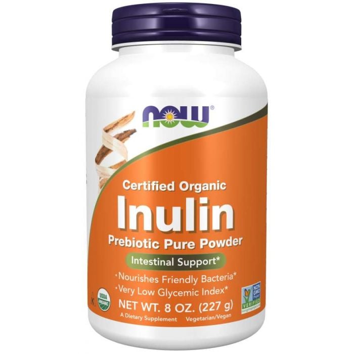 BIO Inulín prebiotická vláknina - NOW Foods