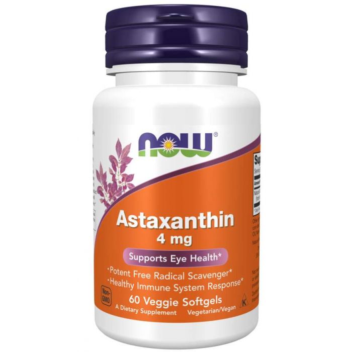 Astaxantín 4 mg - Now Foods