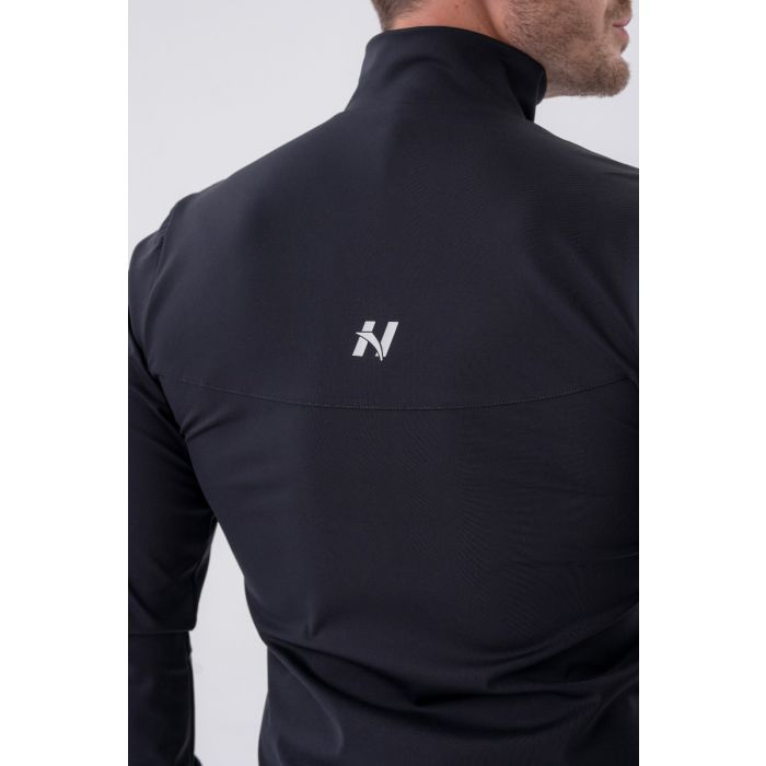 Pánska bunda Zipper Control Black - NEBBIA XXL