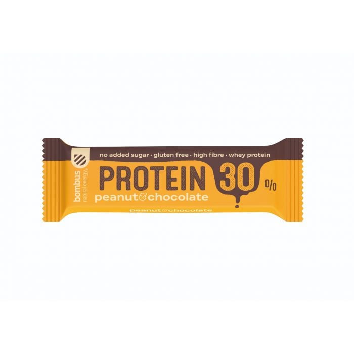Bombus Proteínová tyčinka Protein 30% 50 g čokoláda arašidy