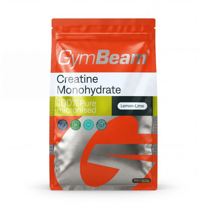 GymBeam 100 % Kreatín monohydrát citrón limetka