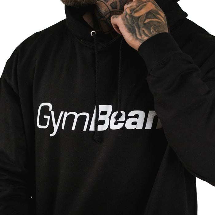 Mikina PRO Hoodie Black - GymBeam L
