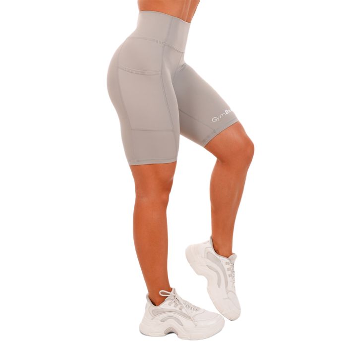 Dámske šortky Biker grey - GymBeam M