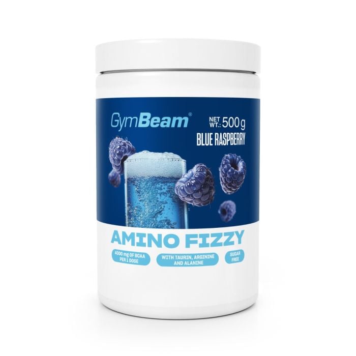 GymBeam Amino Fizzy modrá malina