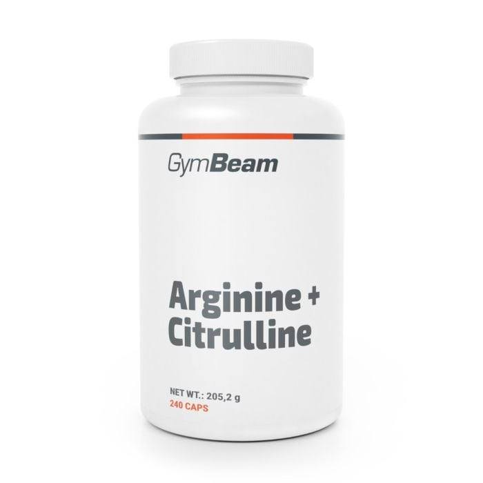 Arginín + Citrulín - GymBeam 240 kaps.