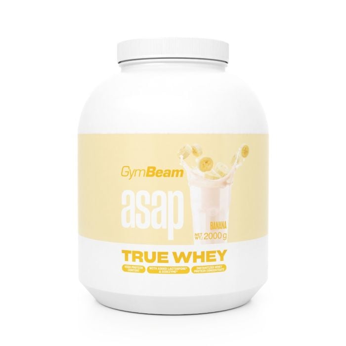 ASAP True Whey - GymBeam 900 g - banán